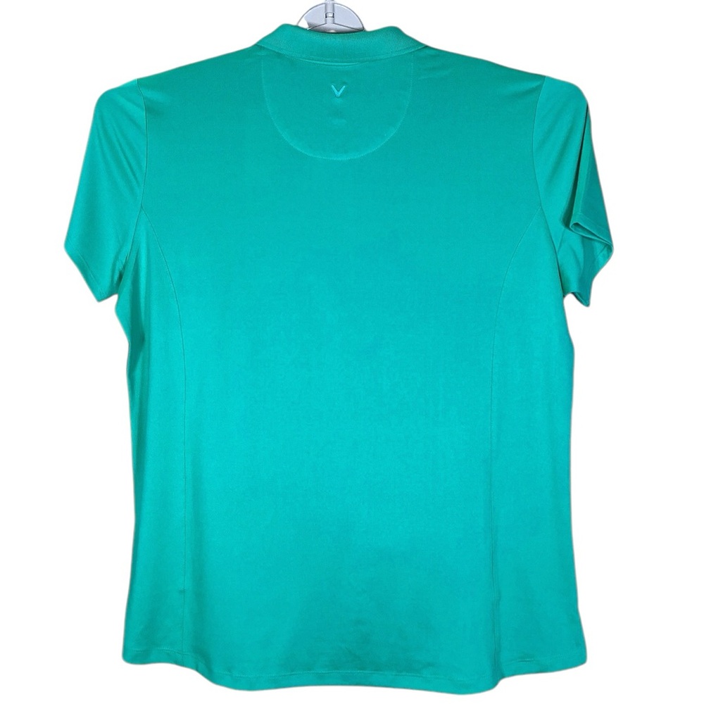 Callaway Golf Polo Women's Short Sleeve Opti-Dri Shirt Columbia Green Plus XXL - Picture 11 of 16